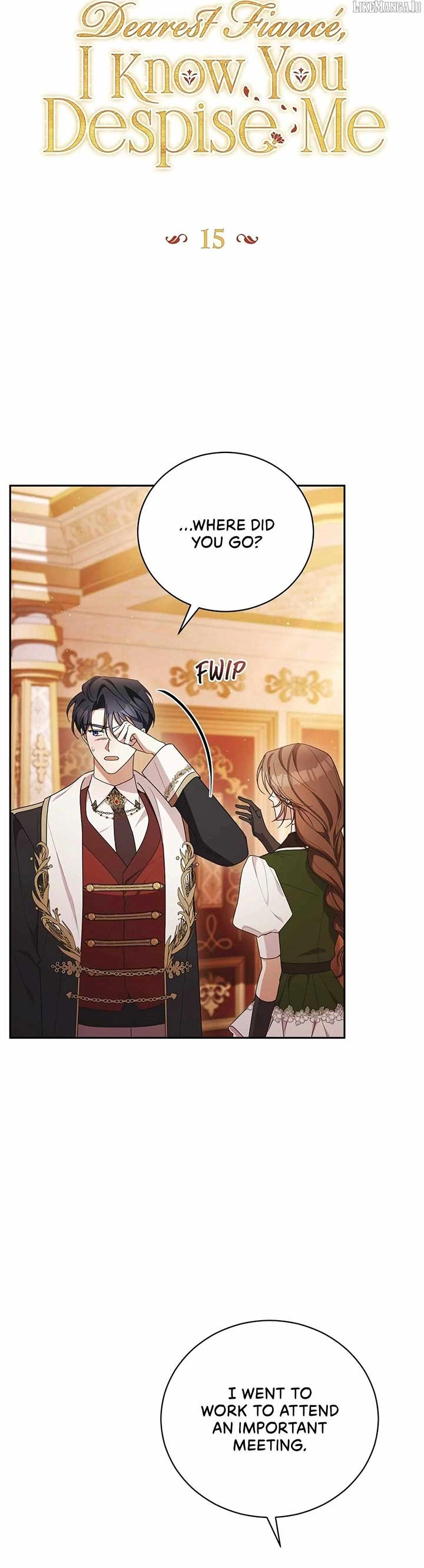 Dearest Fiancé, I Know You Despise Me Chapter 15 Page 4