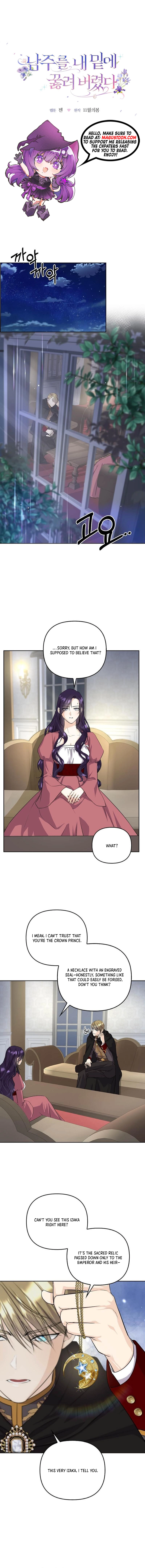 I Brought the Male Lead to His Knees Before Me Chapter 7 Page 1