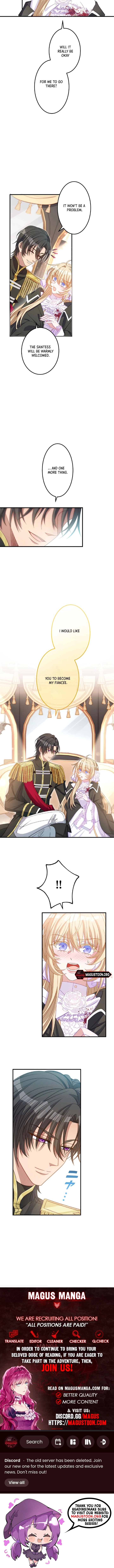 The Substitute Saint is Doted On by the Enemy Country’s Crown Prince with a Kiss  Chapter 4 Page 8