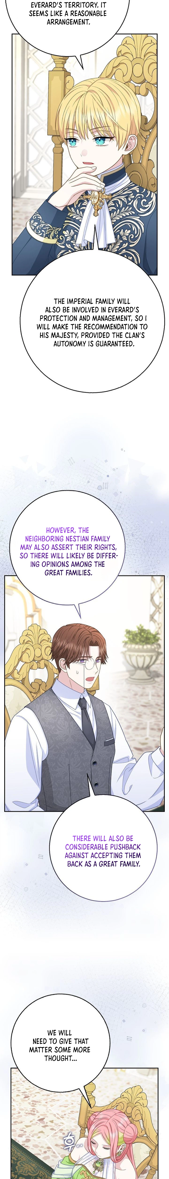 Baby Snow Leopard of the Black Leopard Family Chapter 64 Page 18