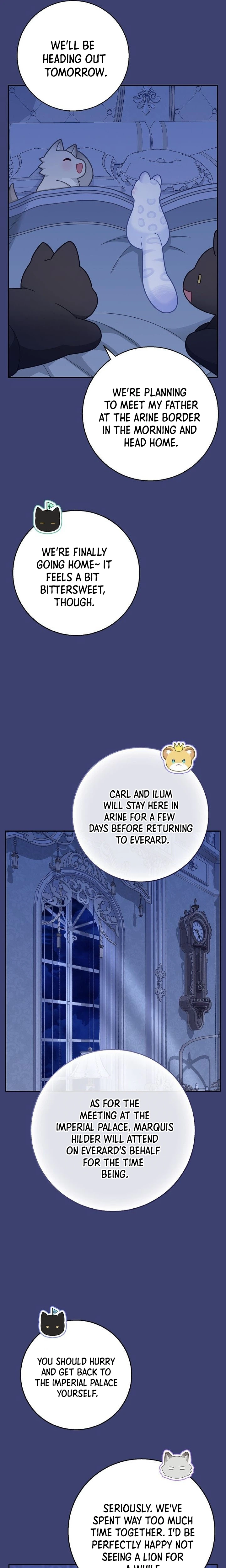 Baby Snow Leopard of the Black Leopard Family Chapter 64 Page 29