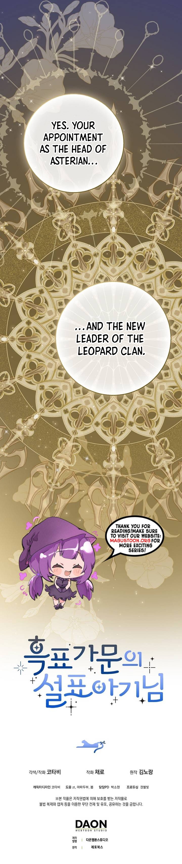 Baby Snow Leopard of the Black Leopard Family Chapter 65 Page 10