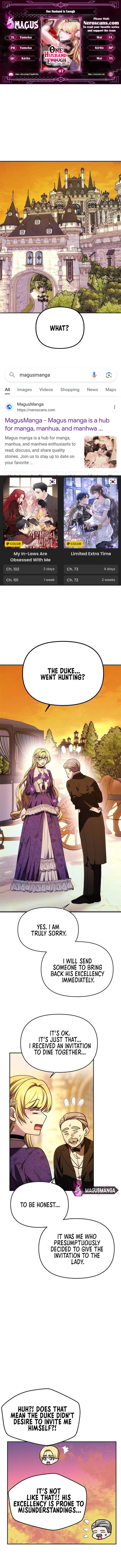One Husband Is Enough Chapter 7 - Chapter 7 Page 1