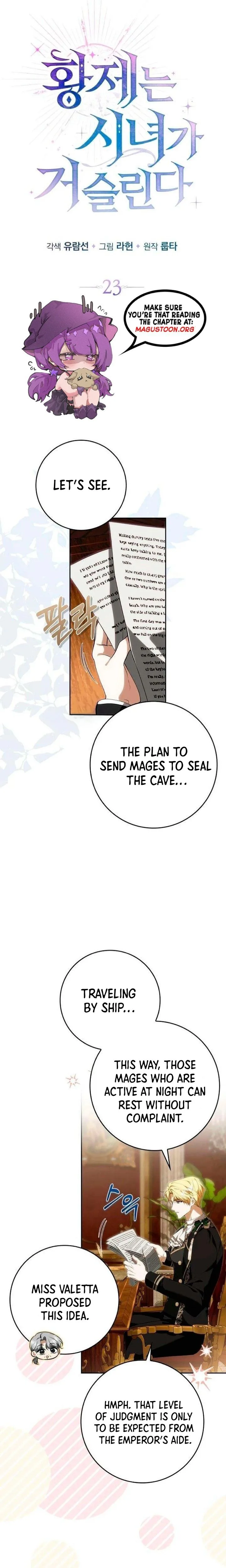 The Emperor Finds His Maid Annoying Chapter 23 Page 13